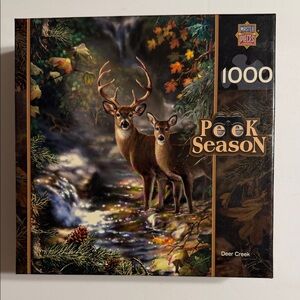 MasterPieces Peek Season Deer Puzzle - 1000 Pieces